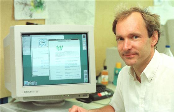 Tim Berners-Lee in 1994.