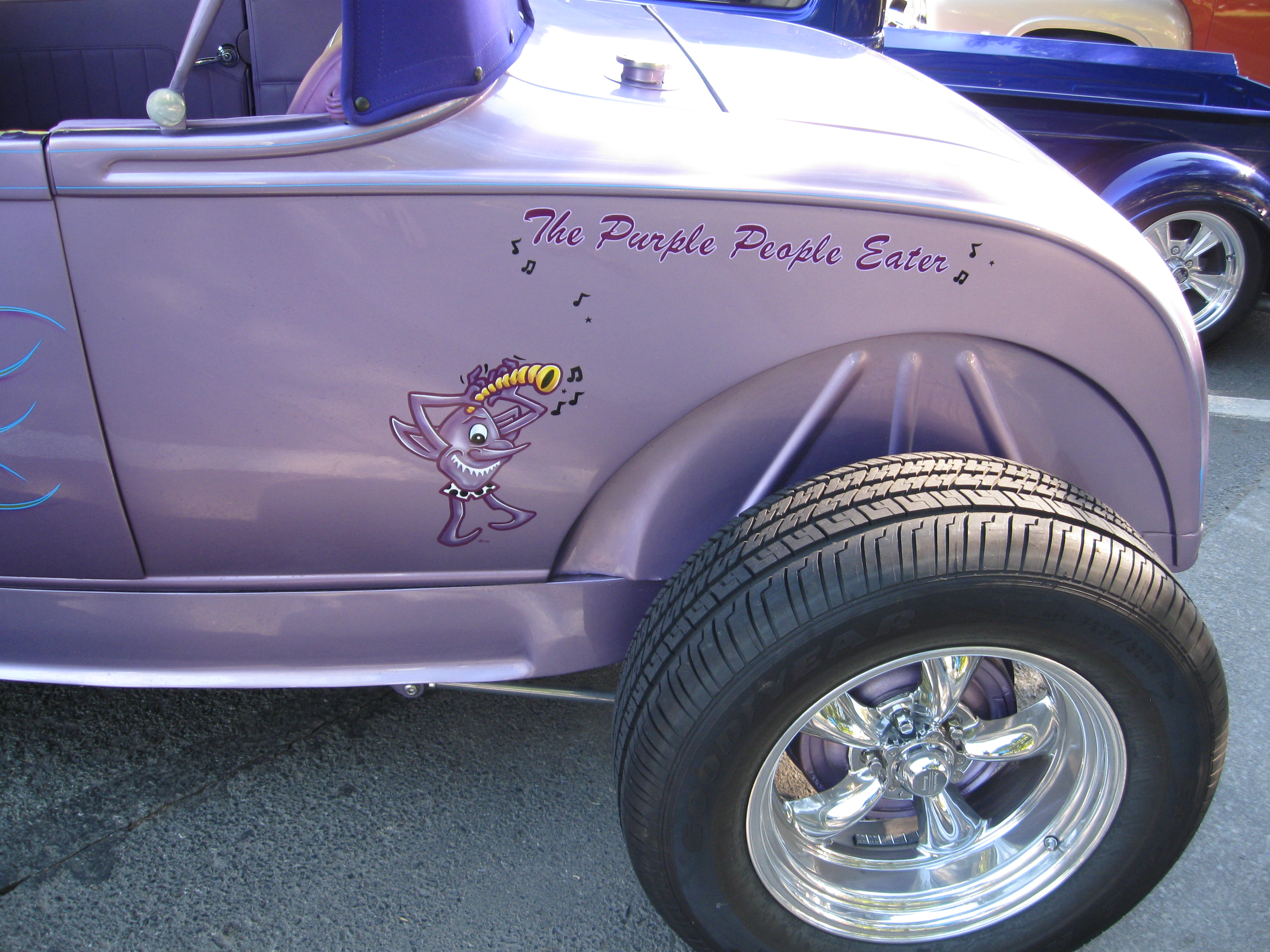 Detail of Purple People Eater Car