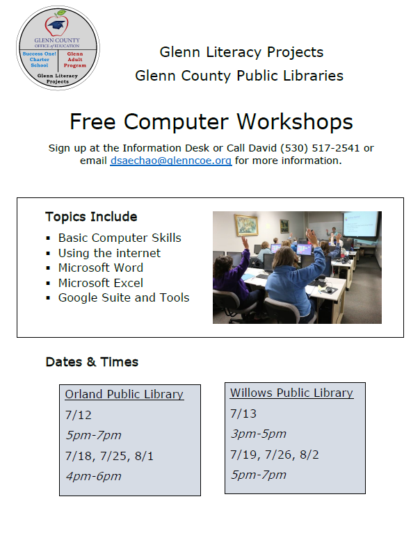 Computer Classes at the Library